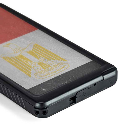 Egyptian Flag Distressed Galaxy S24 Ultra Waterproof Case